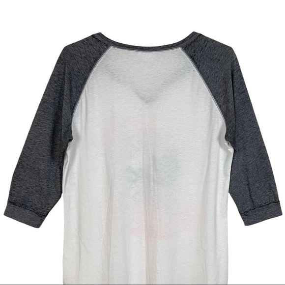 NWOT just be.. NYC Athletic Division Football Style V-notch 3/4 Sleeve T-shirt - Picture 8 of 16